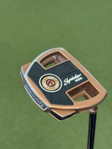 Used RH TaylorMade Spider Mini Copper 35 Mallet Putter