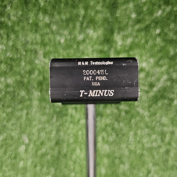 T-Minus 49" Broomstick Sweeper Black Mallet Ambidextrous RH LH Split Grip Putter