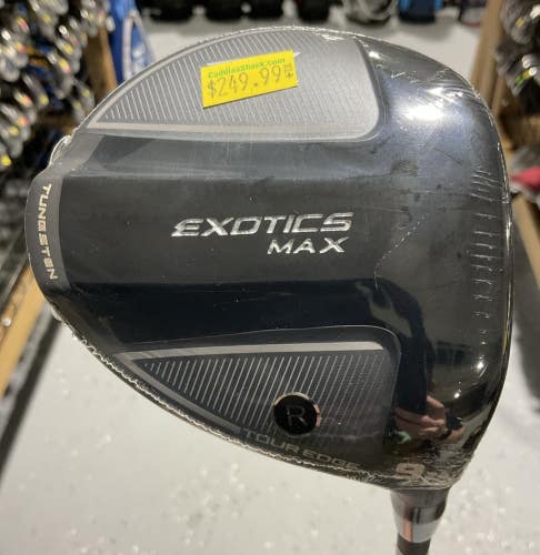 Tour Edge EXOTICS MAX 24 #9 Fairway Wood 41" FUJIKURA VENTUS 6-R Regular Flex