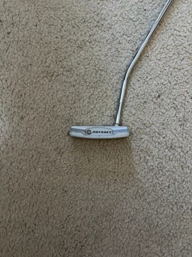 Silver Men's 2021 Odyssey White Hot OG 23 Double Wide Blade Left Hand Putter 33.5" (Used)