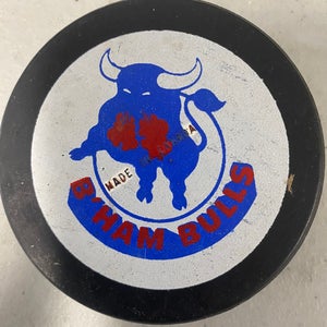 Birmingham Bulls puck WHA replica