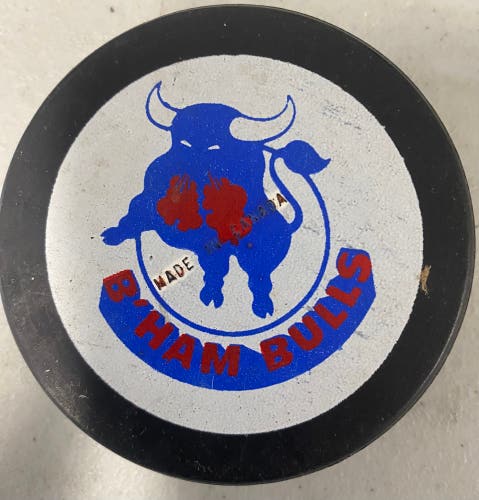 Birmingham Bulls puck WHA replica