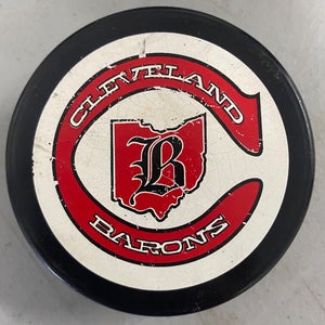 Cleveland Barons puck