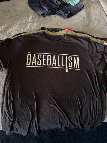 Baseballism Black Large Men's Shirt (Used)