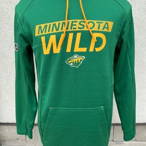 Minnesota Wild Green Retro Hoodie Medium (New) 2943