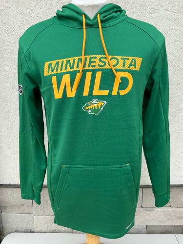 Minnesota Wild Green Retro Hoodie Medium (New) 2943
