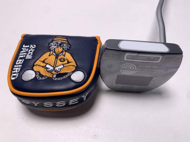 Odyssey Ai-One 2-Ball Jailbird Mini Putter 35" Mens RH HC NEW