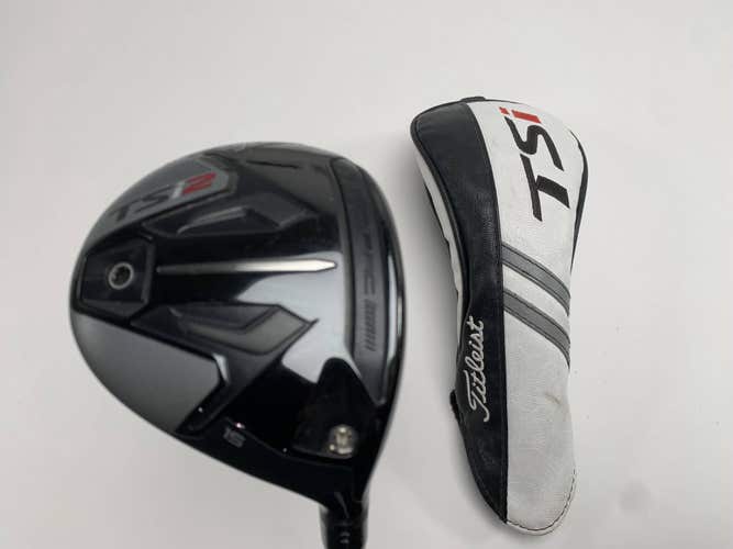 Titleist TSi2 3 Fairway Wood 15* Tensei Blue Raw AV Series 65g Stiff Mens RH HC