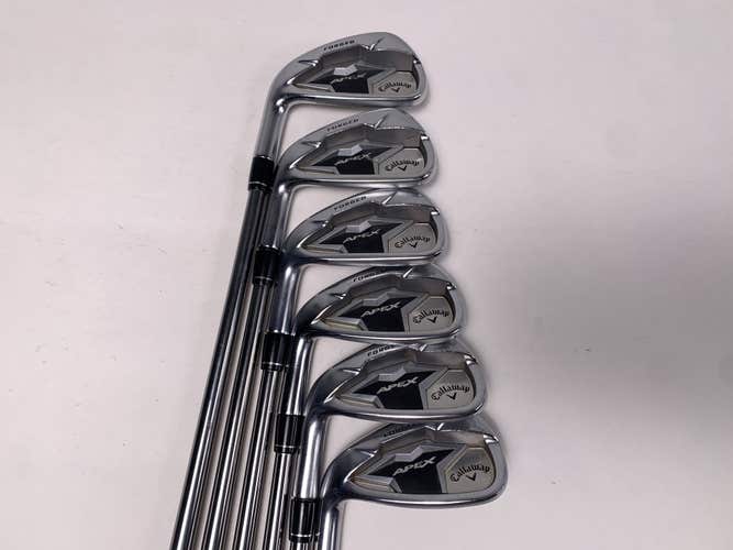 Callaway Apex 19 Iron Set 5-PW Project X Catalyst 5.5 60g Regular Graphite LH