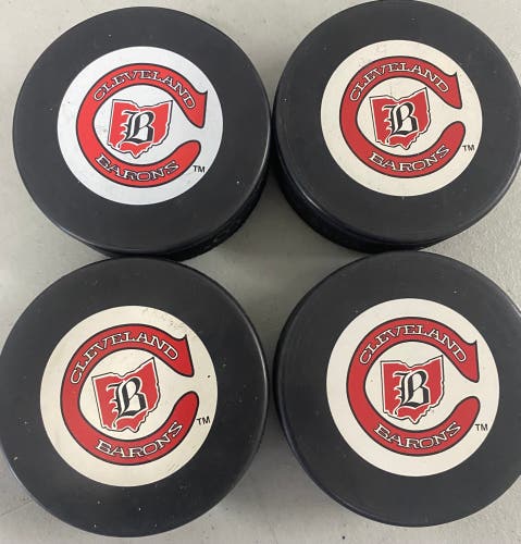 Cleveland Barons puck