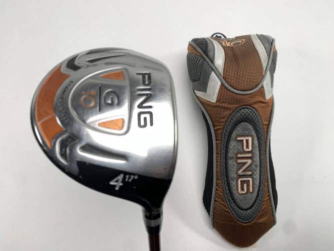 Ping G10 4 Fairway Wood 17* TFC 129 F Soft Regular Senior Graphite Mens RH HC
