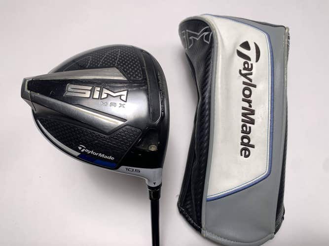 TaylorMade SIM MAX Driver 10.5* Fujikura Ventus Blue 6-S Stiff Graphite RH HC