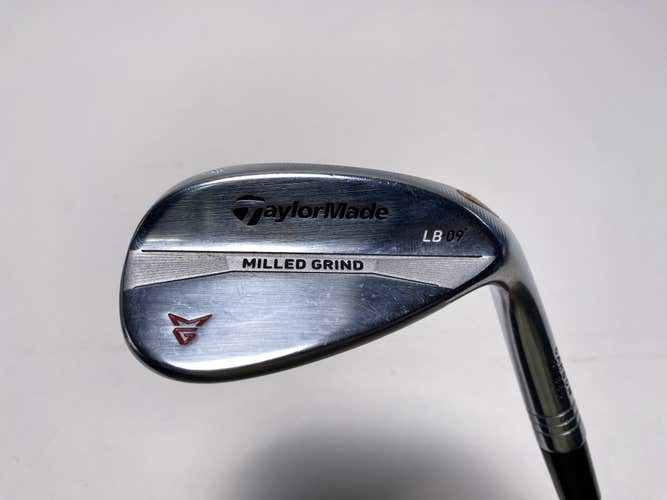 TaylorMade Milled Grind Satin Chrome Wedge 58* 9 Bounce LB TT DG Steel Mens RH