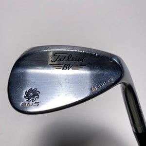 Titleist Vokey SM5 Tour Chrome Wedge 56* 10 Bounce M-Grind Wedge Steel Mens RH
