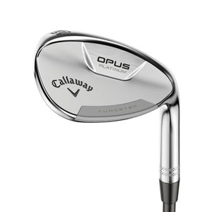 CALLAWAY OPUS PLATINUM CHROME LOB WEDGE 58°-10° (BOUNCE) S GRIND GRAPHITE WEDGE FLEX STANDARD UST M