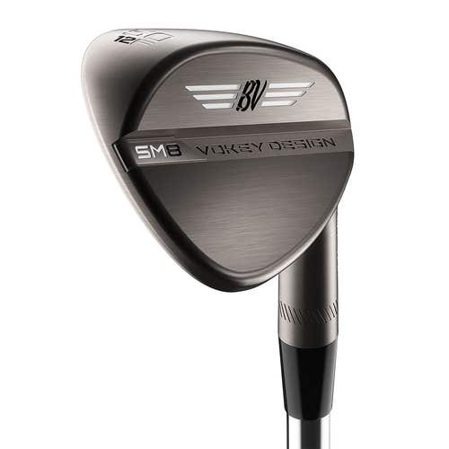 TITLEIST VOKEY SM8 BRUSHED STEEL PITCHING WEDGE 48°-10° (BOUNCE) F GRIND STEEL WEDGE FLEX STANDARD