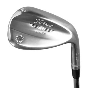 TITLEIST SM7 TOUR CHROME LOB WEDGE 58°-08° (BOUNCE) M GRIND STEEL WEDGE FLEX STANDARD TITLEIST SM7