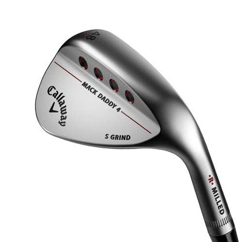 CALLAWAY MACK DADDY 4 CHROME SAND WEDGE 56°-10° (BOUNCE) S GRIND STEEL S200 (STIFF) STANDARD TRUE T