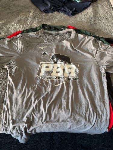 Gray Large Men's Mizuno Shirt (Used)