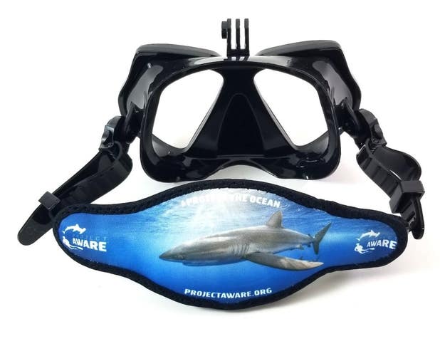 Project Aware Neoprene Scuba Dive Snorkel Mask Strap Wrapper Padded Hair Saver
