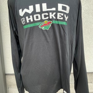 Reebok Minnesota Wild Long Sleeve Shirt Team Issue (New) 8725