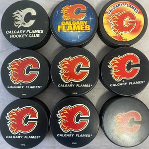 Calgary Flames puck updated