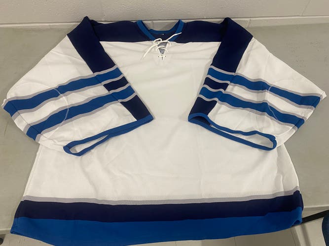 Winnipeg Jets colors goalie Jersey