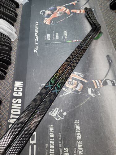 2 PACK | P28M | 85 Flex NEW! Senior CCM XF Ghost Left Hand NHL Hockey Stick Pro Stock