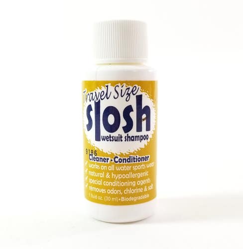 JAWS Slosh Wetsuit Shampoo Cleaner Conditioner 1 fl. oz. Scuba Dive Travel Size