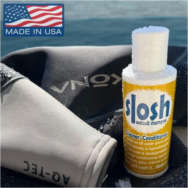 JAWS Slosh Wetsuit Shampoo Cleaner Conditioner 1 fl. oz. Scuba Dive ...