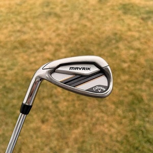 Callaway Mavrik 8-Iron KBS Max 90g Stiff Flex Lefty 36.5 NICE