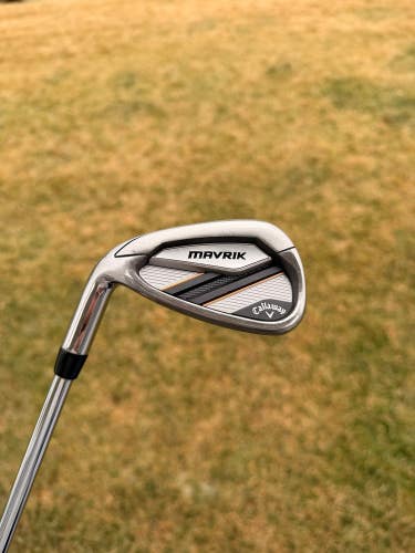Callaway Mavrik 8-Iron KBS Max 90g Stiff Flex Lefty 36.5 NICE