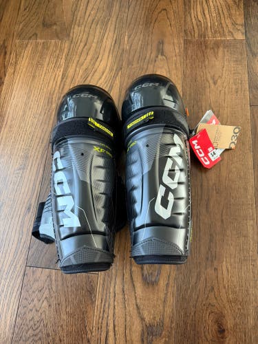 Senior CCM Tacks XF Pro 14" Shin Pads (New)