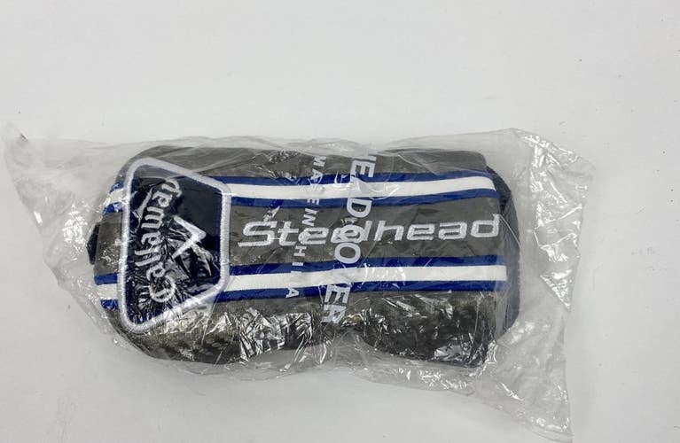 New in Packaging Callaway Golf Steelhead Hybrid Headcover Grey/Blue Head Cover