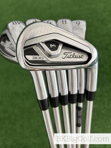 Titleist T300 21 Iron Set 6-48 / True Temper AMT Black Stiff