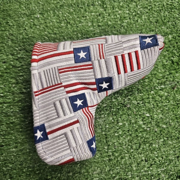 RARE TaylorMade Vault US Open 2019 Blade Putter Golf Headcover Patriotic US Flag