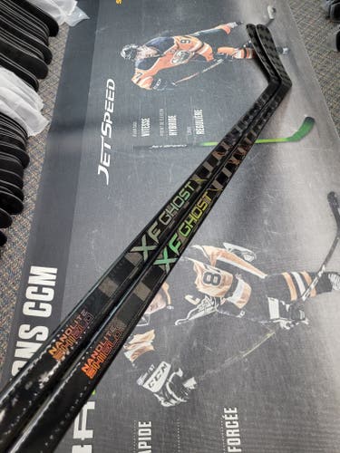 2 PACK | P29 | 80 Flex NEW! Senior CCM XF Ghost Left Hand Hockey Stick Pro Stock