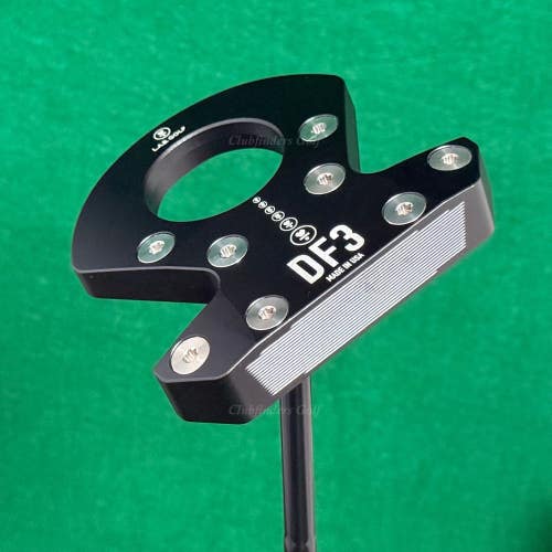 LAB Golf '24 DF3 35" Center-Shaft Putter Matte Black Stepped Steel w/ HC