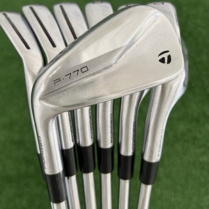 LH Taylormade P770 Forged Iron Set 4-P / Dynamic Gold 120 X100 Extra Stiff