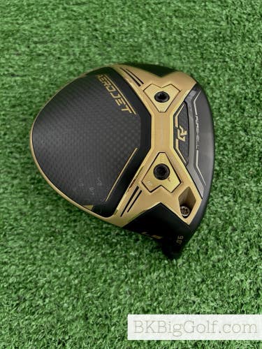 Cobra King Aerojet LS Limited Edition Gold 9.0 Driver Head Only w Headcover