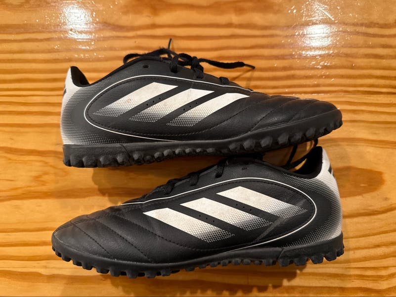 adidas gazelle silver green womens adidas Goletto VIII Turf Soccer Shoes Black/White main image 1