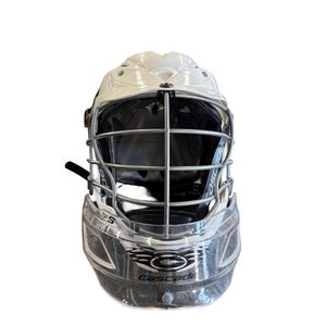 Used Cascade CPX-R Lacrosse Helmet White MD 10299-S000306488