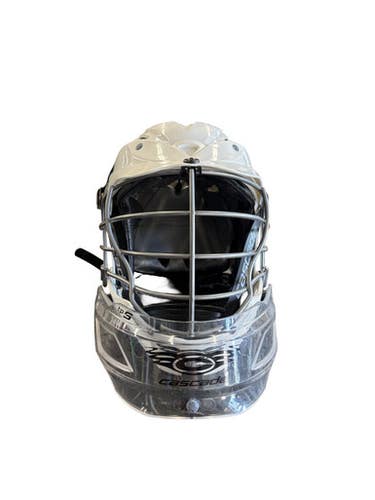 Used Cascade CPX-R Lacrosse Helmet White MD 10299-S000306488