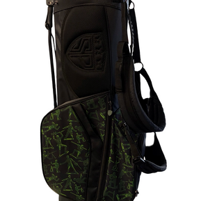 Used 5-WAY STAND Mens Stand Bag Black And Green 10299-S000306600