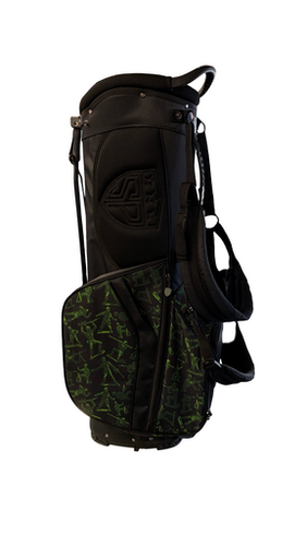 Used 5-WAY STAND Mens Stand Bag Black And Green 10299-S000306600
