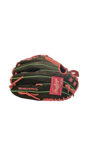 Used Rawlings HEART OF THE HIDE RH Throw Fastpitch Gloves Black 12 1/2" 11859-S000028311