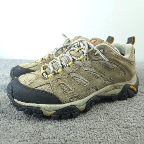Merrell Moab 2 Ventilator Womens 7.5 Hiking Shoes Vibram Sneakers Beige Brown