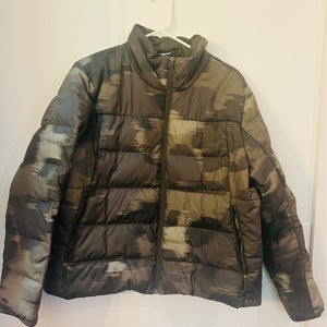 Green Women's XL The North Face Puffer Jacket (Used)