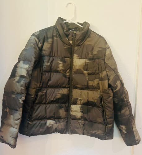 Green Women's XL The North Face Puffer Jacket (Used)