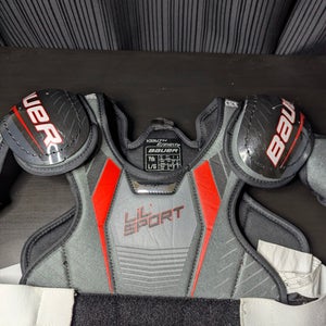 Large Youth Bauer Lil Sport Shoulder Pads (Used)